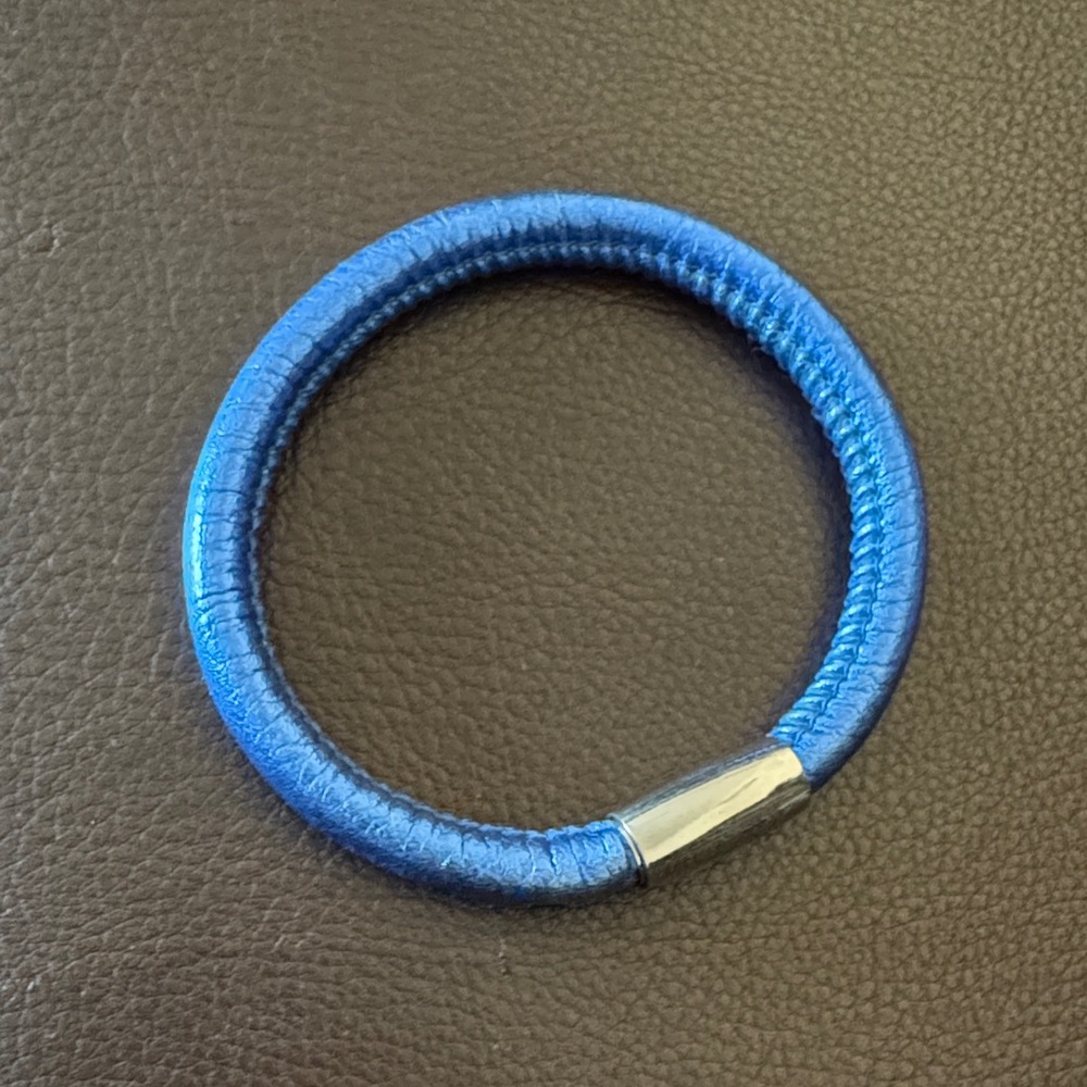 Brighton Woodstock Magnetic Clasp Leather Bracelet - Small / Medium